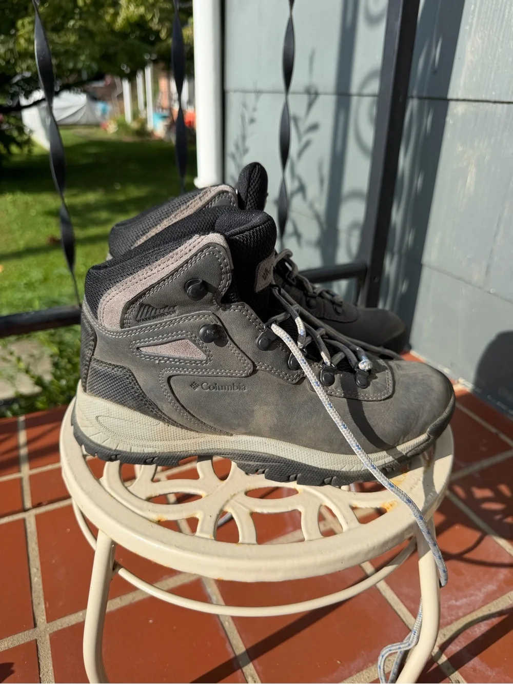 Columbia Women’s Gray Hiking Boots - Rugged Trail Performance